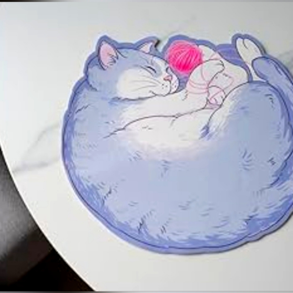 🆓️#17 Cozy Cat Mousepad